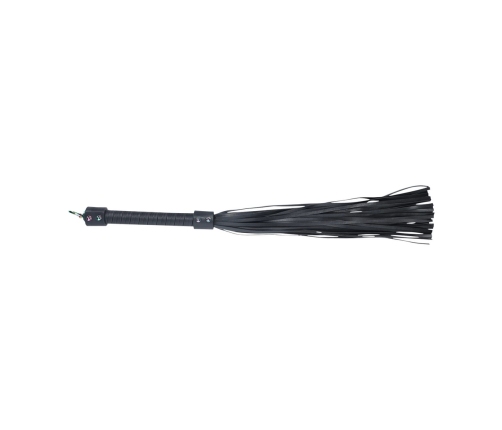 Ouch! Venice Collection Flogger Black - Bonded Leather Impact Tool