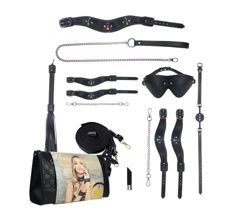 Ouch! Venice Collection Premium Bondage Kit with Elegant Bag Black