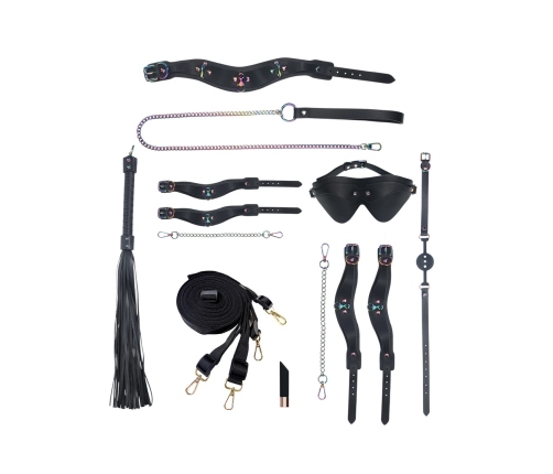 Ouch! Venice Collection Premium Bondage Kit with Elegant Bag Black