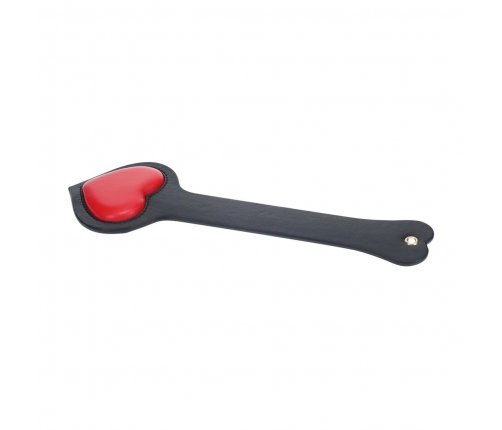 Ouch! Milan Collection Paddle Black/Red - Dual-Tone Leather Impact Tool