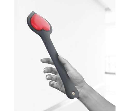 Ouch! Milan Collection Paddle Black/Red - Dual-Tone Leather Impact Tool