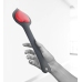 Ouch! Milan Collection Paddle Black/Red - Dual-Tone Leather Impact Tool