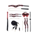 Ouch! Milan Collection Premium Bondage Kit with Luxury Bag Black/Red
