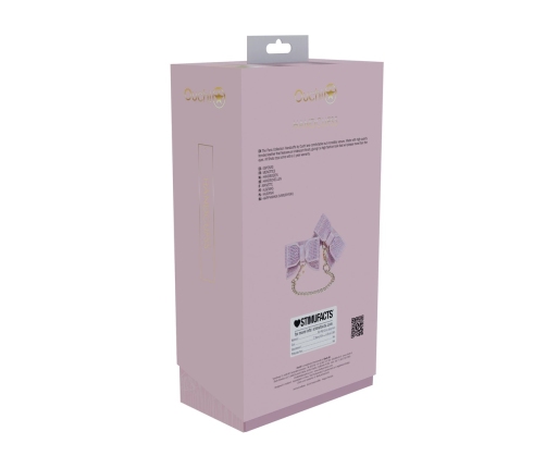 Ouch! Paris Collection Adjustable Wrist Restraints Pink Iridescent Finish