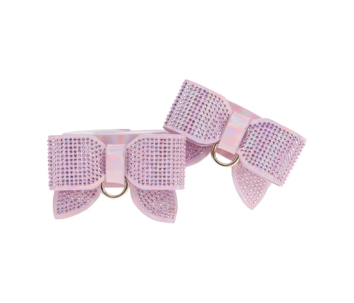 Ouch! Paris Collection Adjustable Wrist Restraints Pink Iridescent Finish