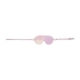 Ouch! Paris Collection Eye Mask Pink - Bonded Leather, Iridescent Finish