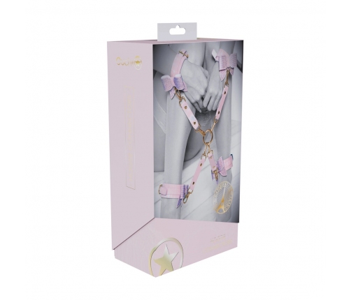Ouch! Paris Collection Hogtie Connectors Pink - Iridescent Bonded Leather