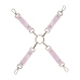 Ouch! Paris Collection Hogtie Connectors Pink - Iridescent Bonded Leather