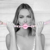 Ouch! Paris Collection Silicone Breathable Ball Gag Pink Adjustable Strap