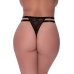 Cheeky Panty - 2X - Black