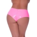 Low Rise Split Crotch Boy Short - 2X - Pink