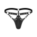 Jouster - G-String with Contour-Fit Pouch - L/XL - Black
