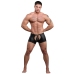 Poseidon - Shorts with Open Crotch and Back with Detachable Thong - L/XL - Black