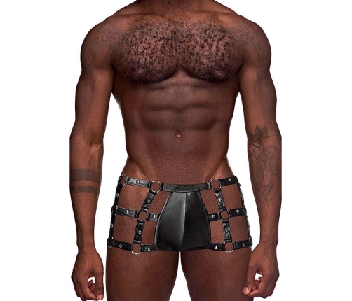 Vulcan - Cut Out Cage Short - S/M - Black