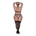 Concordia - Sexy Imitation Leather Bra and Panties with Studs - 2X