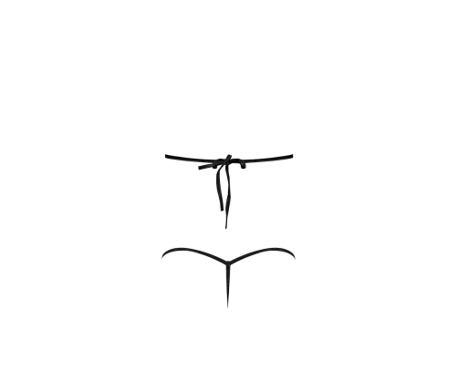 Orthia - Sexy Imitation Net Set with Bra and G-String - L/XL