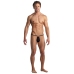 G-String with Ring at the Front - One Size - Black