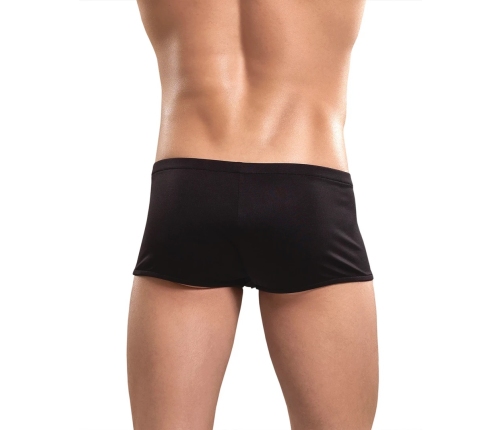 Male Power x Boneyard Duo Zipper Shorts with Red Support Ring L/XL Black