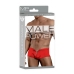 Shorts with Zipper - S/M - Red