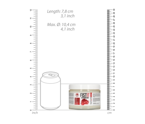Extra Thick Lubricant - Strawberry - 17 fl oz / 500 ml