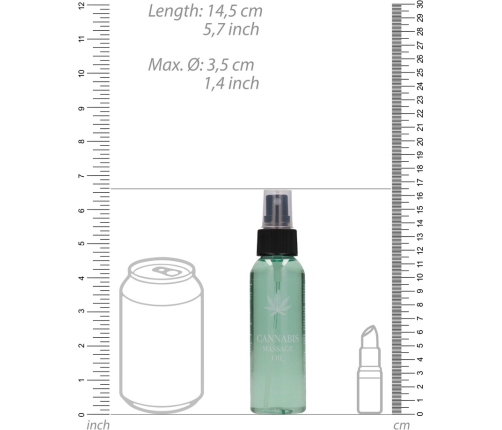 Cannabis Massage Oil - 3 fl oz / 100 ml