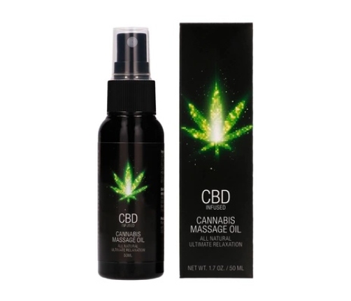CBD Cannabis Massage Oil - 2 fl oz / 50 ml