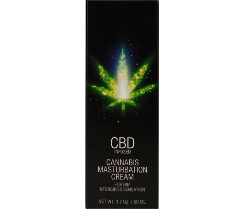 CBD Cannabis Masturbation Cream for Him - 2 fl oz / 50 ml