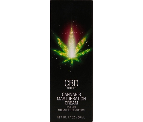 CBD Cannabis Masturbation Cream For Her - 2 fl oz / 50 ml