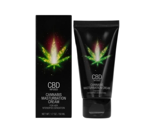 CBD Cannabis Masturbation Cream For Her - 2 fl oz / 50 ml