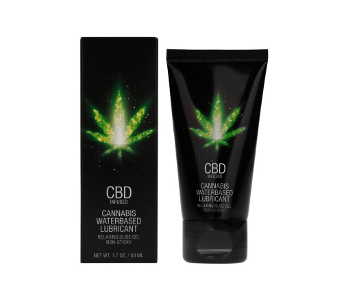 CBD Cannabis Waterbased Lubricant - 2 fl oz / 50 ml
