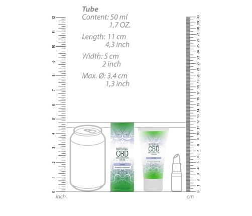 Natural CBD - Masturbation Cream for Him - 2 fl oz / 50 ml
