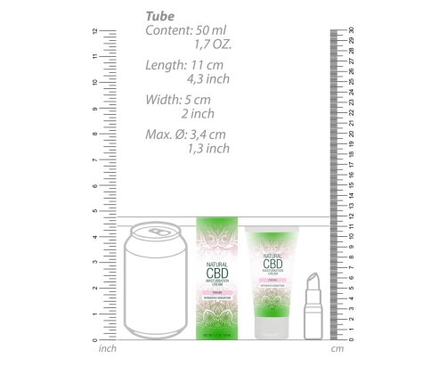 Natural CBD - Masturbation Cream for Her - 2 fl oz / 50 ml
