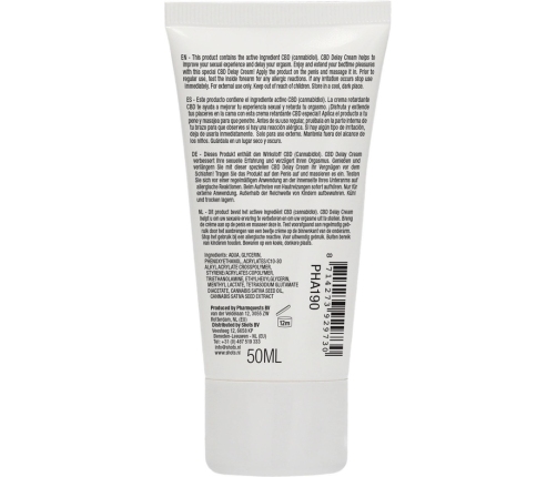 Natural CBD - Delay Cream - 2 fl oz / 50 ml