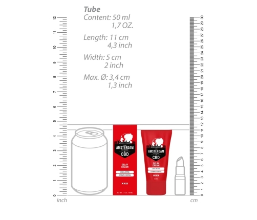 Original CBD from Amsterdam - Delay Cream - 2 fl oz / 50 ml