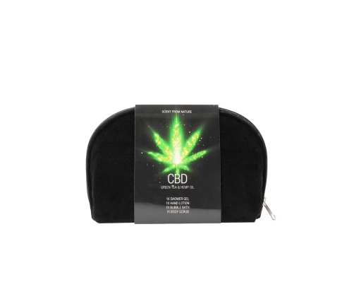 CBD Toilet Set Green Tea Hemp Oil