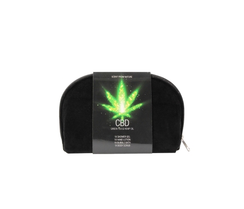 CBD Toilet Set Green Tea Hemp Oil
