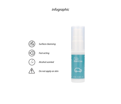 Antibacterial Car Disinfection - 0.5 fl oz / 15 ml