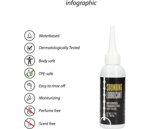 Urethral Sounding Lubricant - 3 fl oz / 80 ml