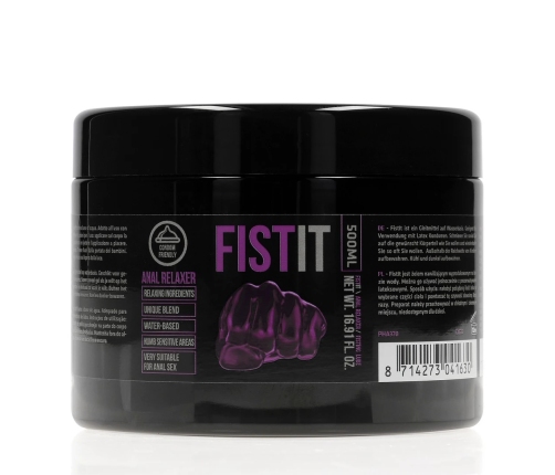 Fist It Anal Relaxer 500ml Water-Based Lubricant with Menthol Touch