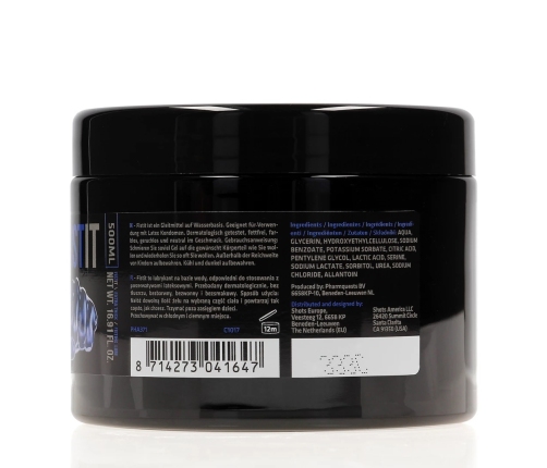 Fist It Extra Thick Water-Based Lubricant 500ml - Long-Lasting Formula