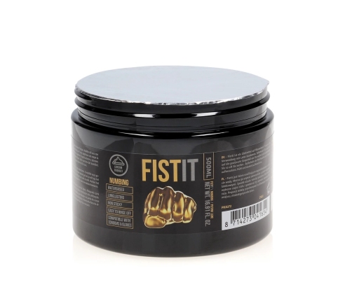 FistIt Extra Thick Lubricant Menthol 500ml - Water-Based Vegan Formula