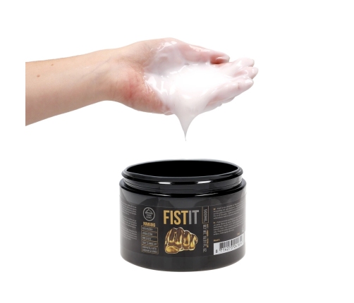 FistIt Extra Thick Lubricant Menthol 500ml - Water-Based Vegan Formula
