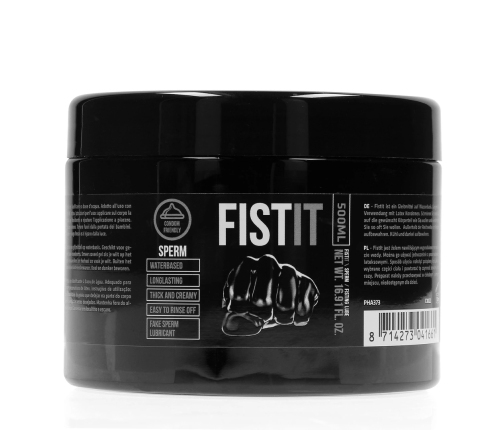 Fist It Water-Based Lubricant 500 ml - Creamy Texture, Large Capacity