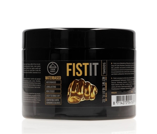 Fist It Waterbased Lubricant 500ml - Long-Lasting Intimate Gel