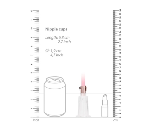 Clitoral  Nipple Pump Set Medium - Medium