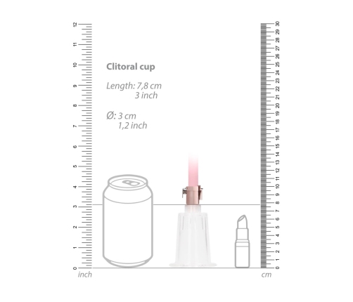 Clitoral  Nipple Pump Set Medium - Large