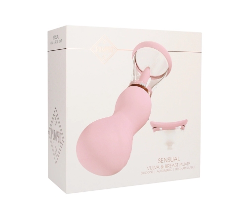 Sensual Rechargeable Pump Set Pink - Multi-Zone Vacuum System