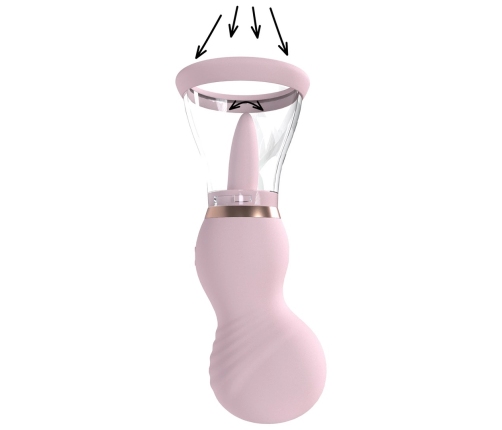 Sensual Rechargeable Pump Set Pink - Multi-Zone Vacuum System