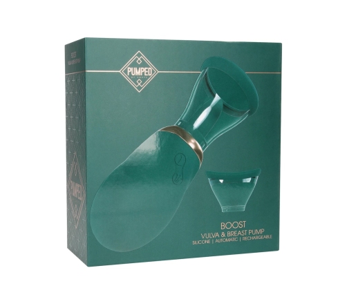 Shots Boost Rechargeable Intimate Vacuum System Forest Green