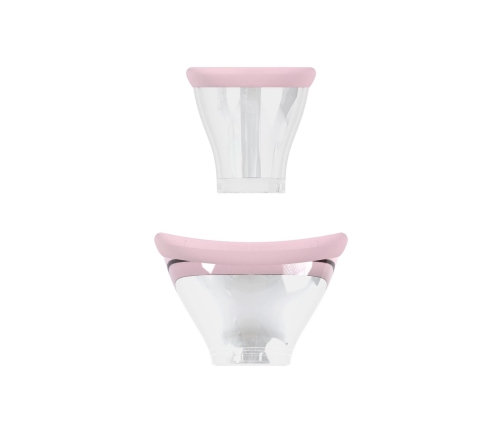 Shots BOOST Rechargeable Pink Intimate Vacuum Pump Set with Dual Cups